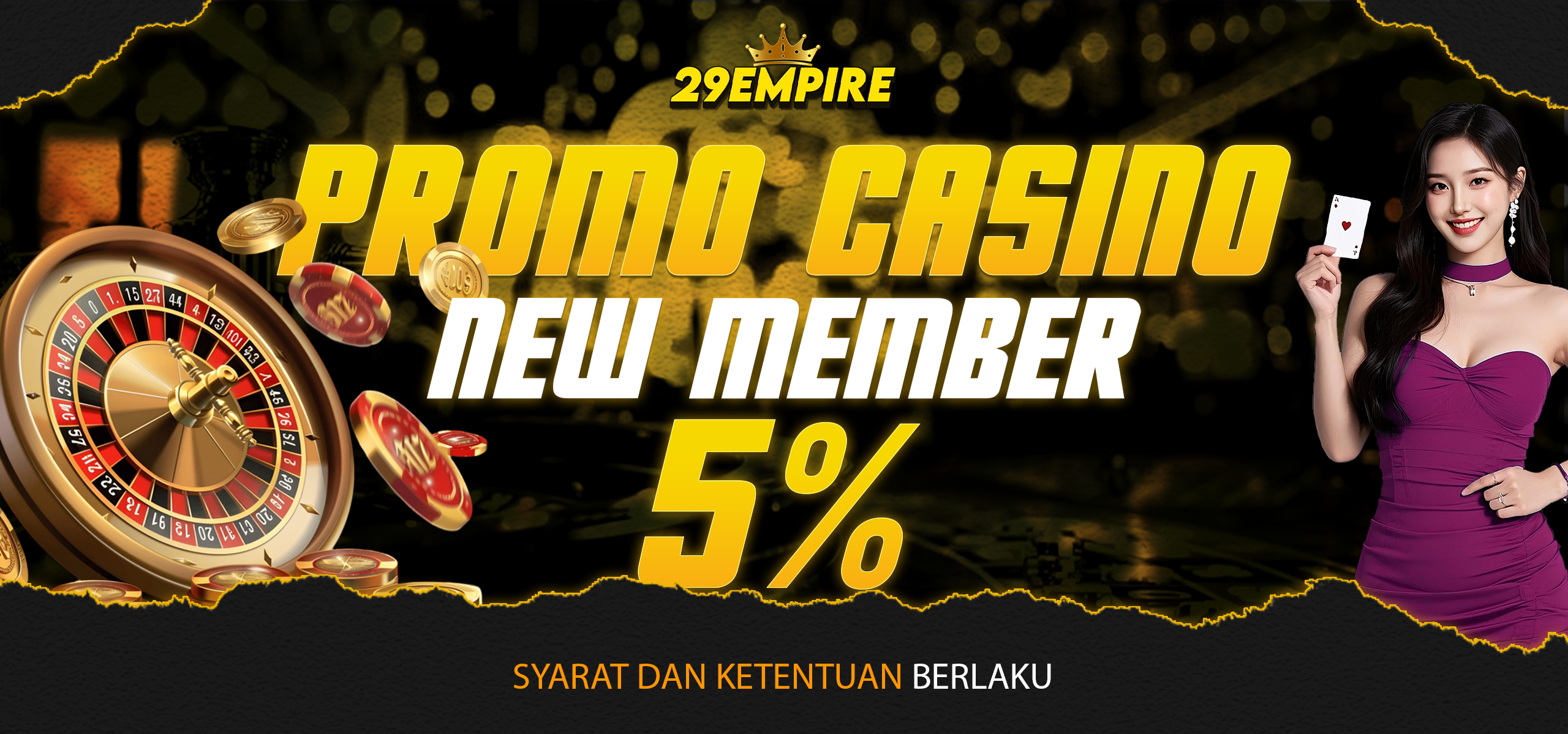 BONUS NEW DEPOSIT 5% (CASINO ONLY)