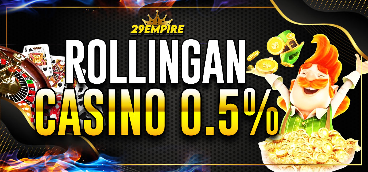 BONUS ROLLINGAN CASINO 0,5%